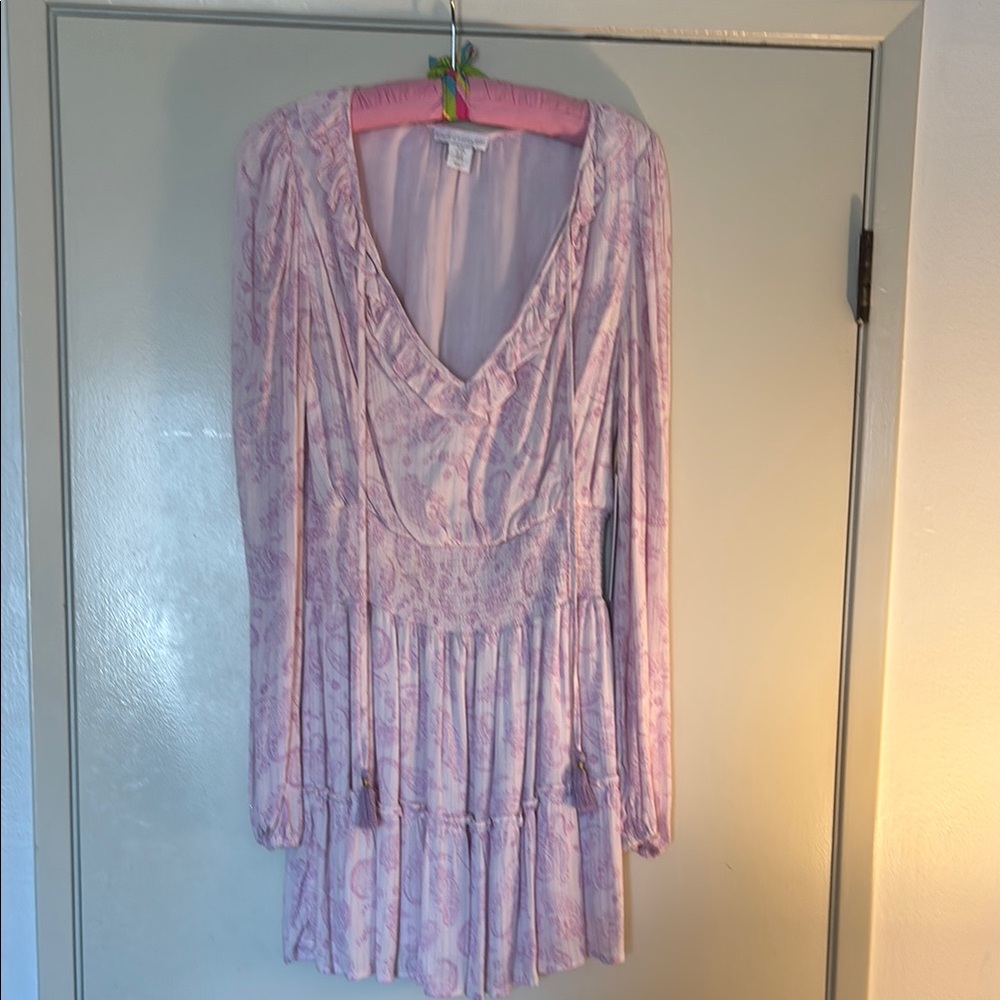 House of Harlow 1960 Pink Long Sleeve Dress